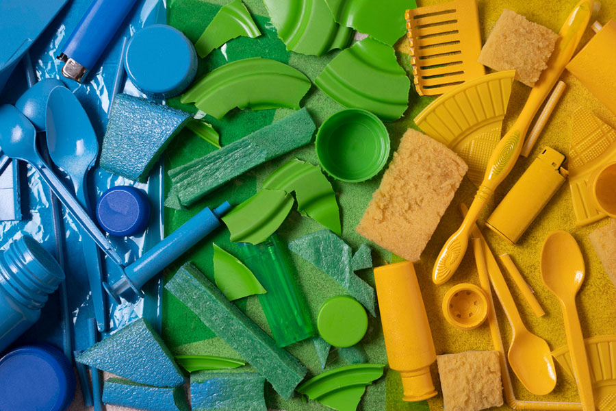 Recycling Plastic Scraps